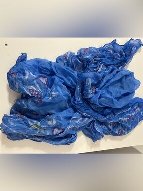 Blue Lightweight Scarf